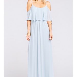 Show Me Your Mumu Steel Blue Caitlin Dress